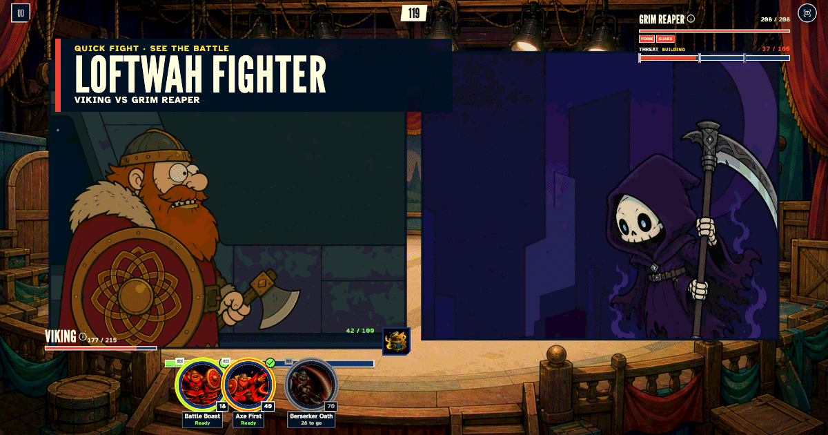 Promotional artwork on the Fighter site: its title beside a lineup of game characters.